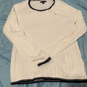 Tommy Hilfiger | White Knit Sweater | Size XL